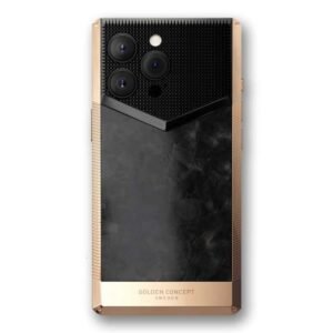 Golden Concept iPhone Case / SPC - Rose Gold for iPhone 14 Pro -IC-14P-SPC-RG-BK