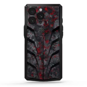 Golden Concept iPhone Case / RSC15 - Red Carbon for iPhone Case 15 PRO -IC-15P-RSC-BK-RE