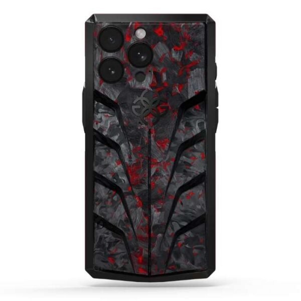 Golden Concept iPhone Case / RSC15 - Red Carbon for iPhone Case 15 PRO -IC-15P-RSC-BK-RE