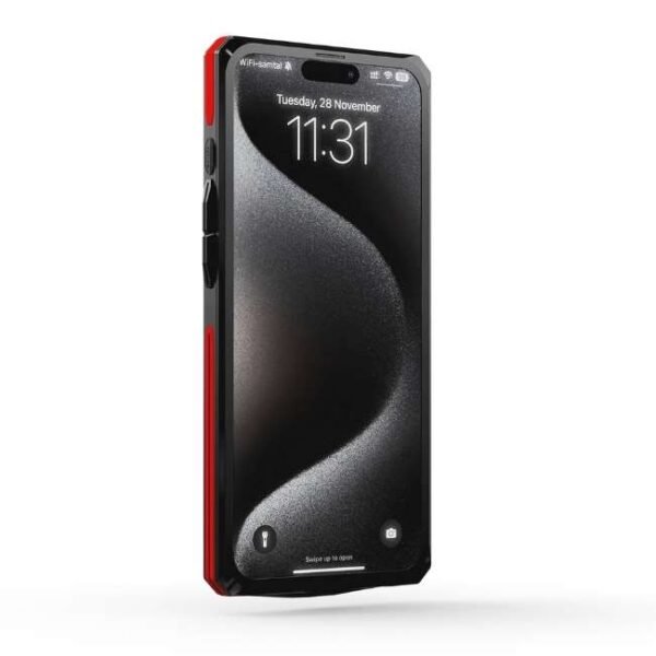 Golden Concept iPhone Case / RSC15 - Red Carbon for iPhone Case 15 PRO -IC-15P-RSC-BK-RE
