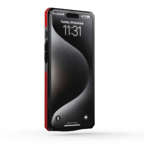 Golden Concept iPhone Case / RSC15 - Red Carbon for iPhone Case 15 PRO -IC-15P-RSC-BK-RE