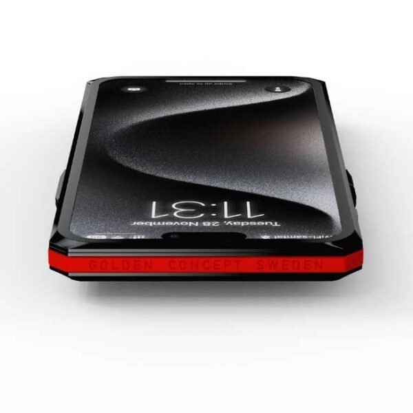 Golden Concept iPhone Case / RSC15 - Red Carbon for iPhone Case 15 PRO -IC-15P-RSC-BK-RE