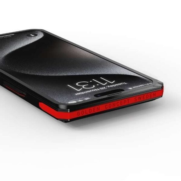 Golden Concept iPhone Case / RSC15 - Red Carbon for iPhone Case 15 PRO MAX -IC-15PM-RSC-BK-RE