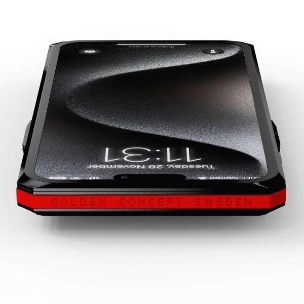 Golden Concept iPhone Case / RSC15 - Red Carbon for iPhone Case 15 PRO MAX -IC-15PM-RSC-BK-RE