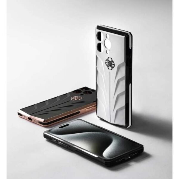Golden Concept iPhone Case / RS15 - Crepe Steel for iPhone 15 PRO MAX -IC-15PM-RSR-RG-BK