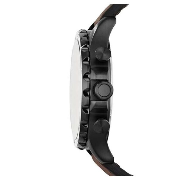 Fossil Round Black Men Watch Jr1487