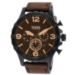 Fossil Round Black Men Watch Jr1487