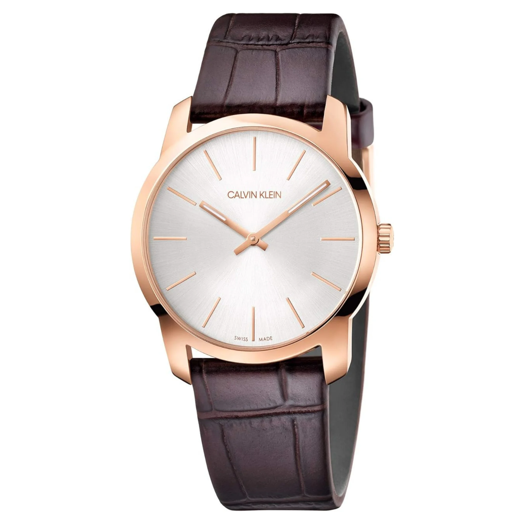 Calvin Klein Unisex Adult Analogue-Digital Quartz Watch with Leather Strap K2G226G6