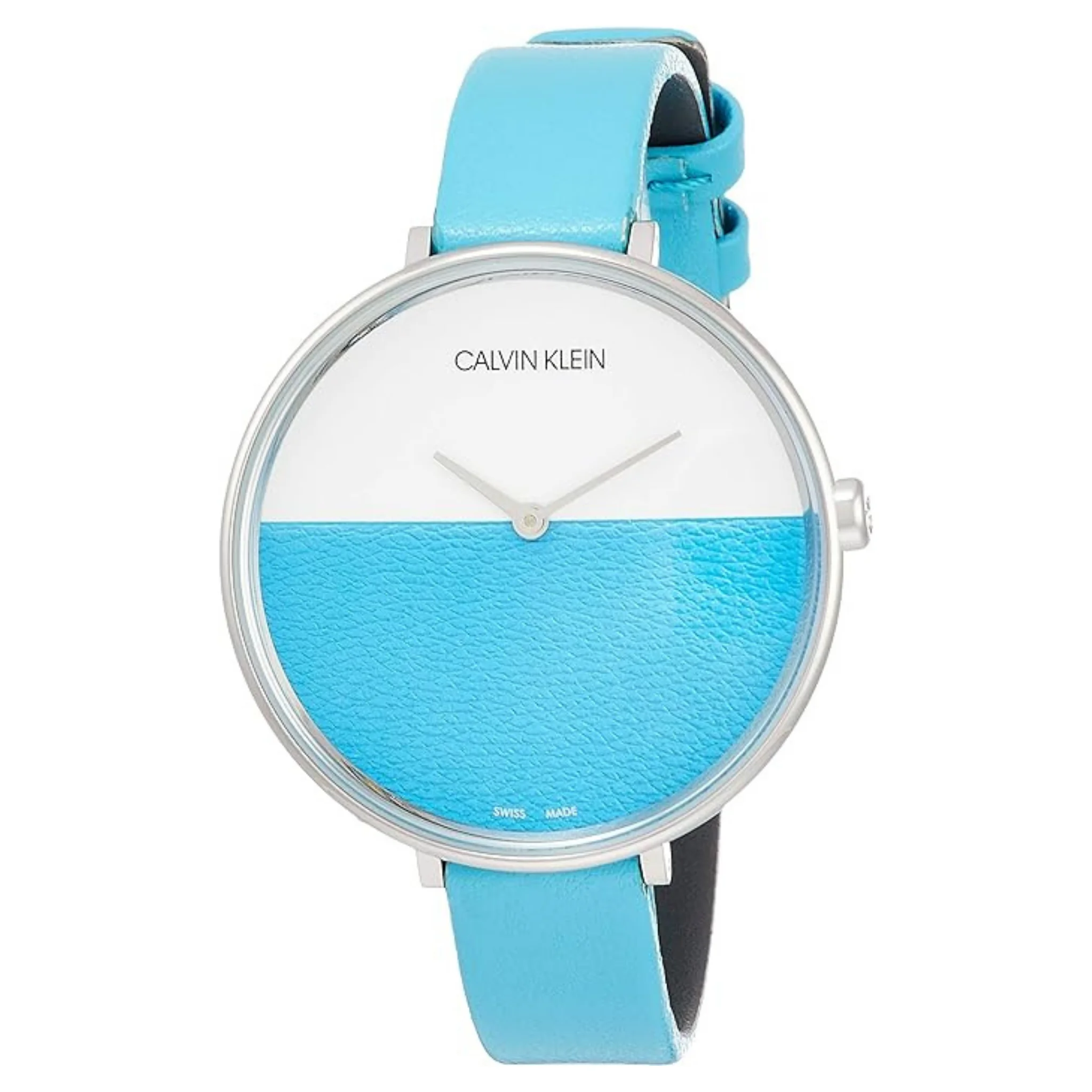 Calvin Klein Womens K7A231VN Rise 38mm Multi Dial Leather Watch