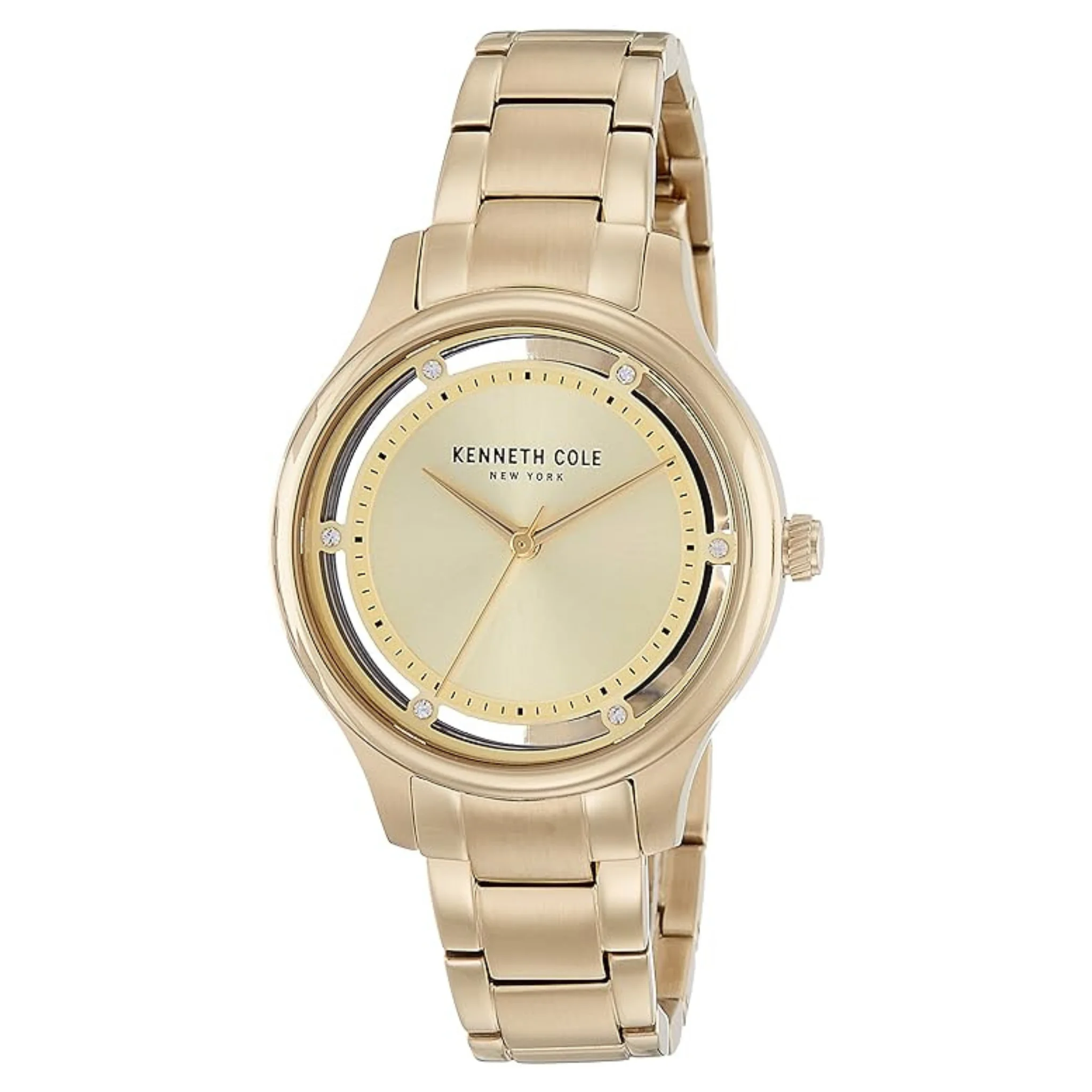 Kenneth Cole Women Round Watch - KC10030797LDJ
