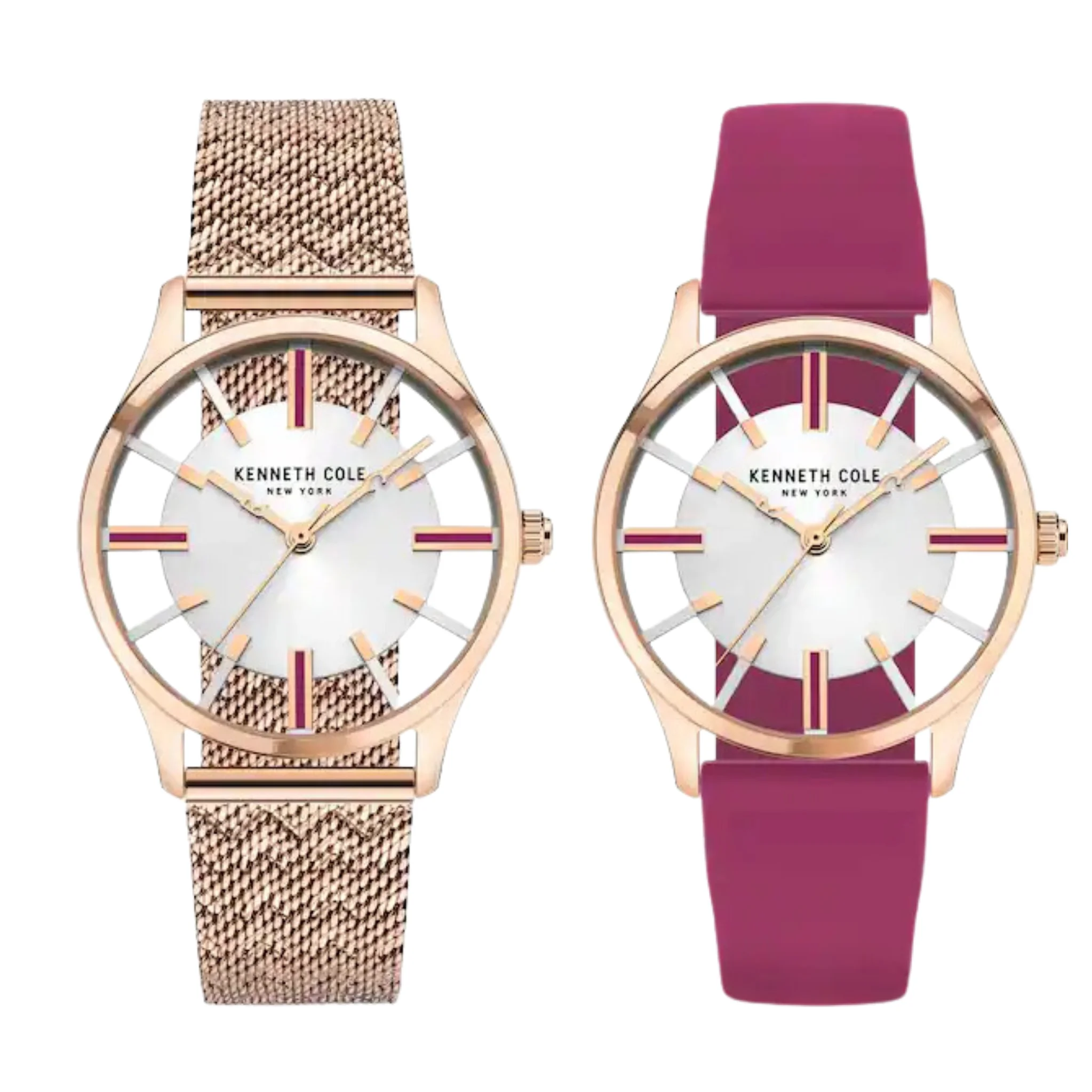 Kenneth Cole Women Round Watch - KCWLG2124002LD