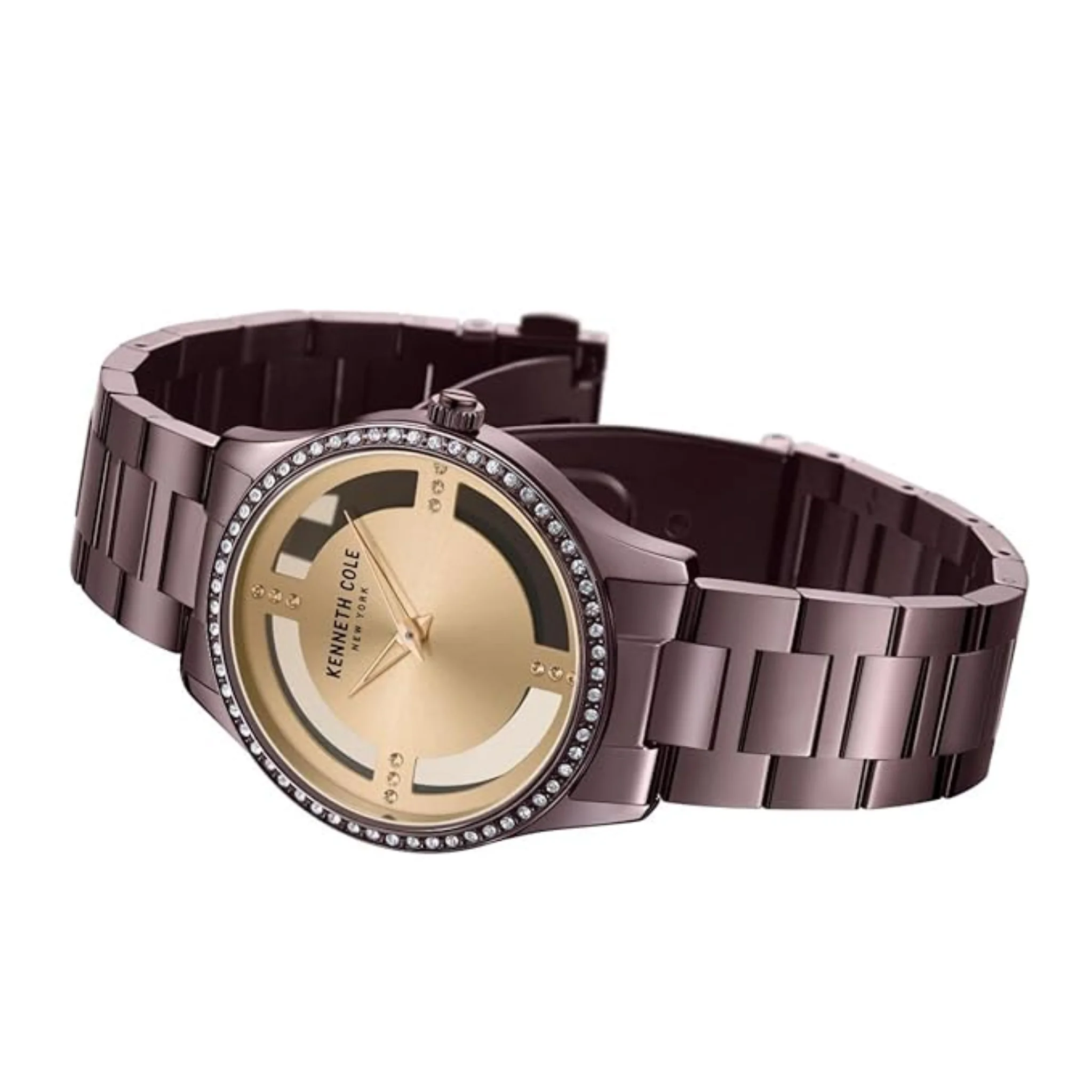 Kenneth Cole Women Round Watch - KCWLG2223102LD