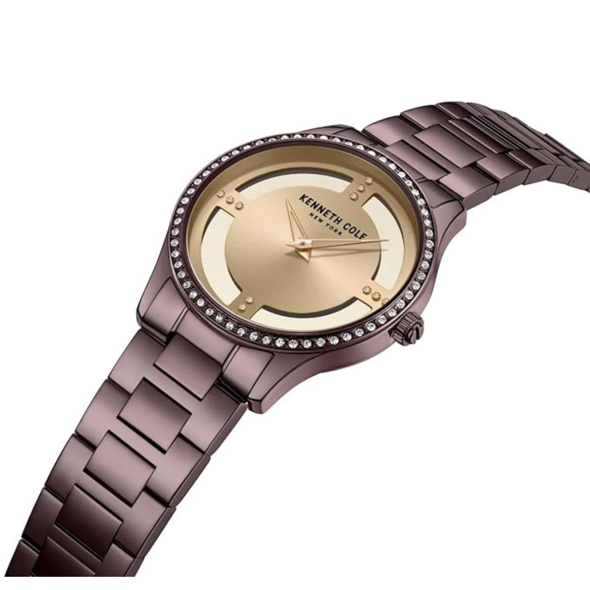 Kenneth Cole Women Round Watch - KCWLG2223102LD
