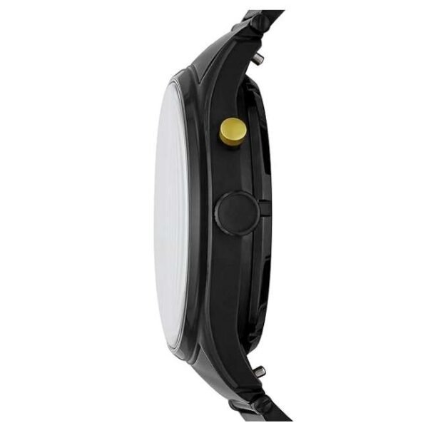 Fossil Round Black Men Watch Le1129Set