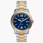 Fossil Round Blue Men Watch Me3230