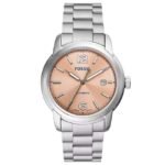 Fossil Round Rose Gold Men Watch Me3243