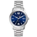 Fossil Round Blue Men Watch Me3244
