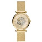 Fossil Round Gold Women Watch Me3250