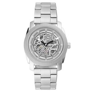 Fossil Round Silver Men Watch Me3252