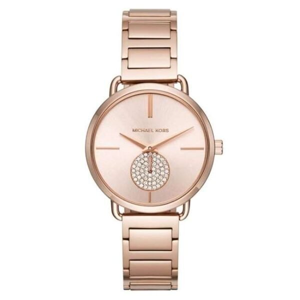 Michael Kors Round Rose Gold Women Watch Mk3650