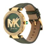 Michael Kors Round Gold, Green Women Watch Mk4724