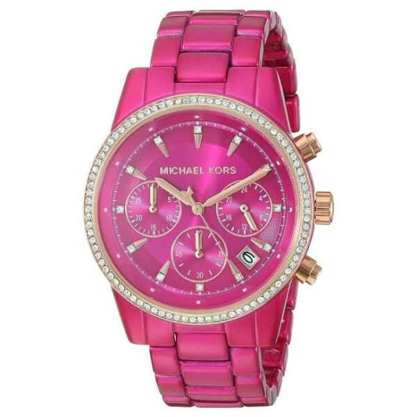 Michael Kors Round Pink Women Watch Mk6718