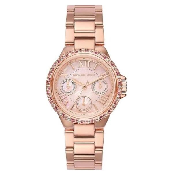 Michael Kors Round Pink Women Watch Mk7273