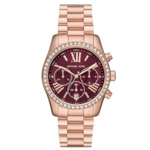 Michael Kors Round Red Women Watch Mk7275