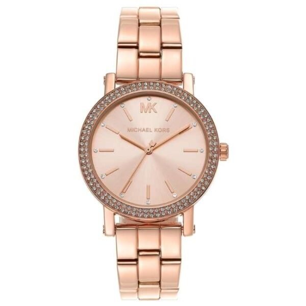 Michael Kors Round Rose Gold Women Watch Mk7346