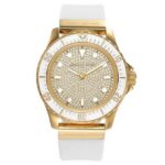 Michael Kors Round Gold, Pave Women Watch Mk7357