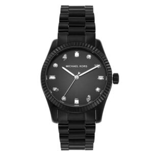 Michael Kors Round Black Women Watch Mk7442