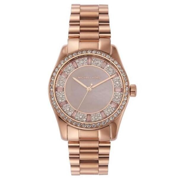 Michael Kors Round Pink Women Watch Mk7444