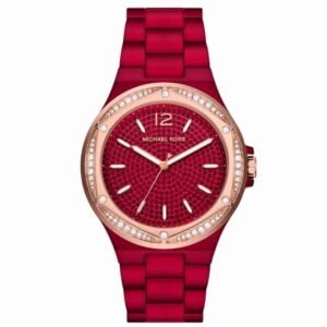Michael Kors Round Red Women Watch Mk7455