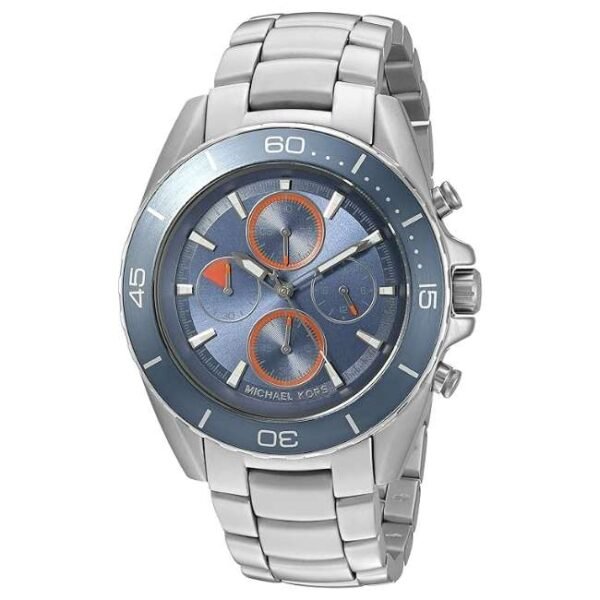 Michael Kors Round Blue Men Watch Mk8484