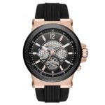Michael Kors Round Black Men Watch Mk9019