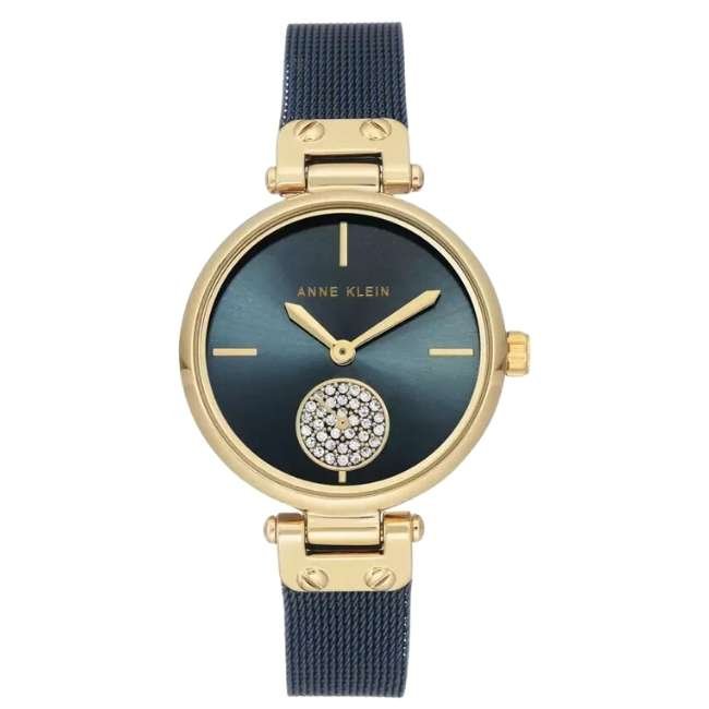 Anne Klein Navy Women Quartz Watch NBAK3001GPBL