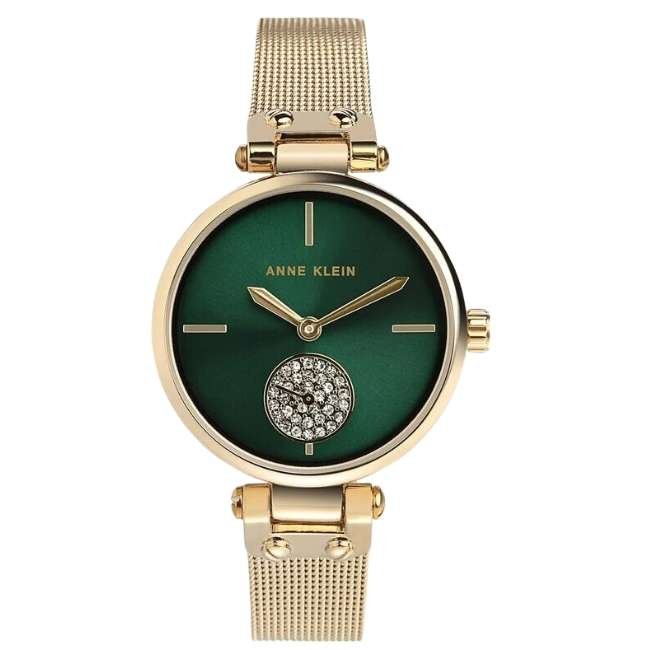 Anne Klein Green Women Quartz Watch NCAK3000GNGB