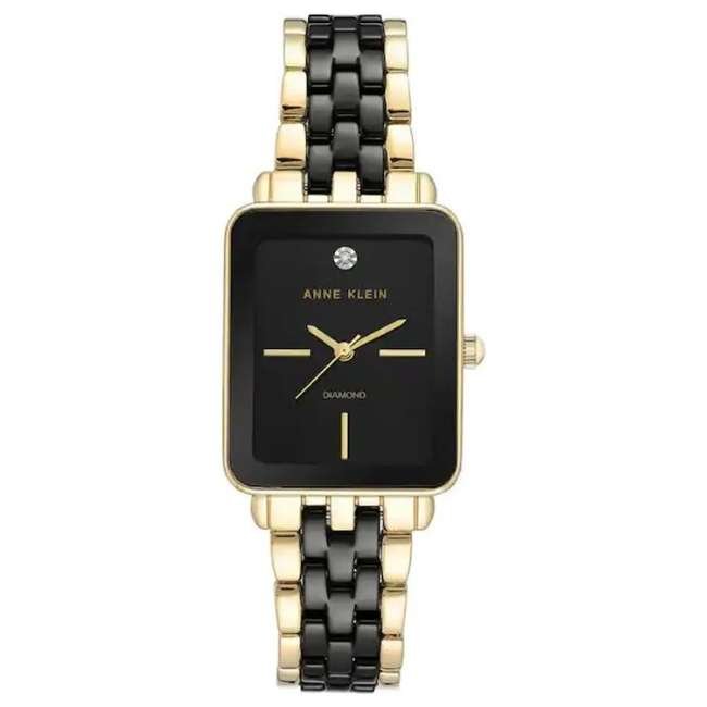 Anne Klein Black Women Quartz Watch NCAK3668BKGB