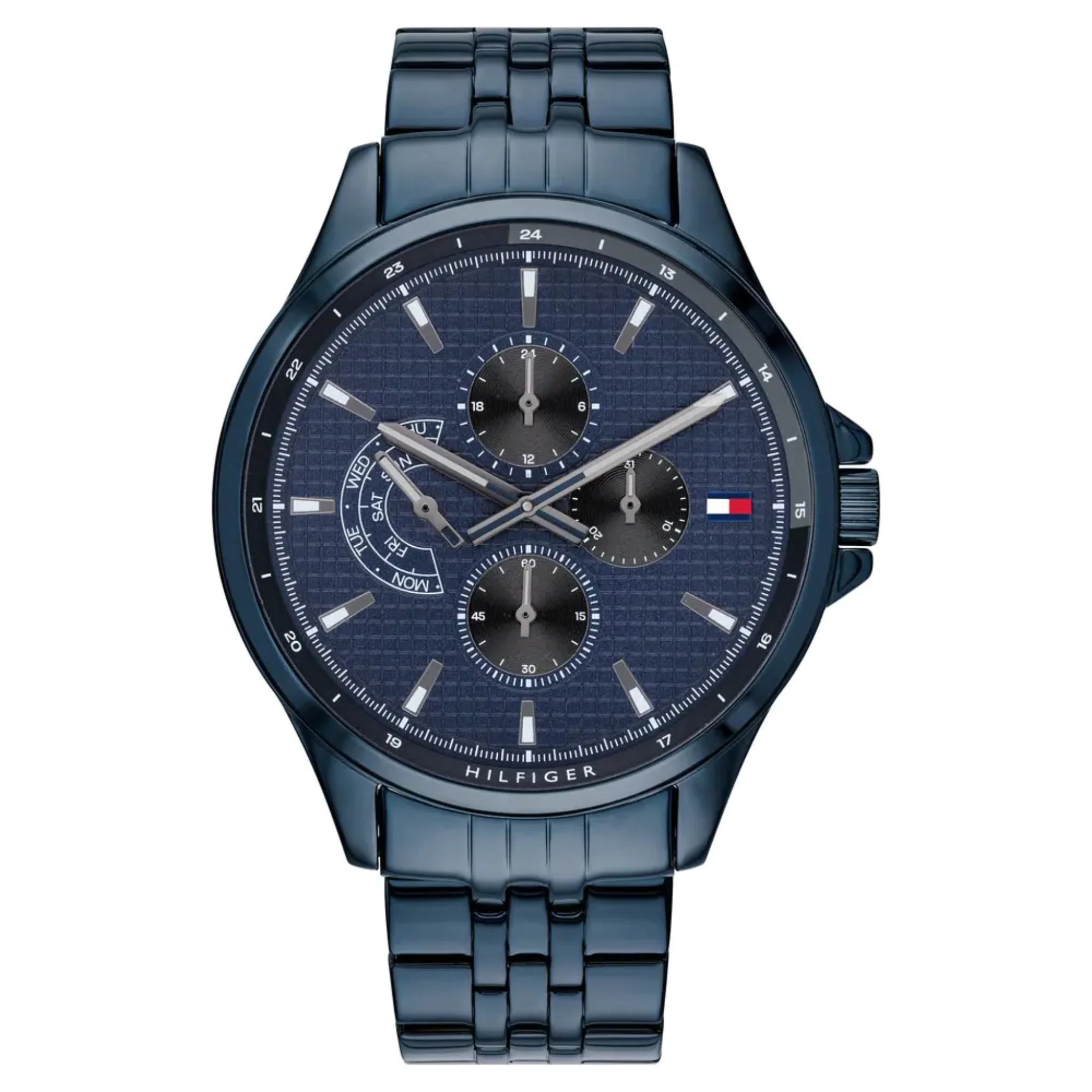 Tommy Hilfiger Blue Dial Stainless Steel Strap Watch -NETH1791618