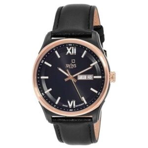 Xylys Day and Date Black Dial Watch for Men NL40023KL02E