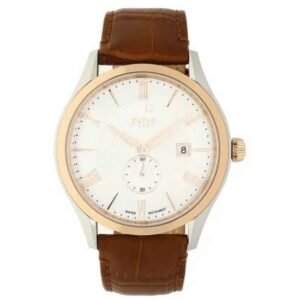 Xylys Date Silver Dial Leather Strap Watch for Men NL40037KL01E