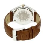 Xylys Date Silver Dial Leather Strap Watch for Men NL40037KL01E