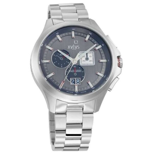 Xylys Quartz Chronograph Grey Dial Watch for Men NL40039SM01