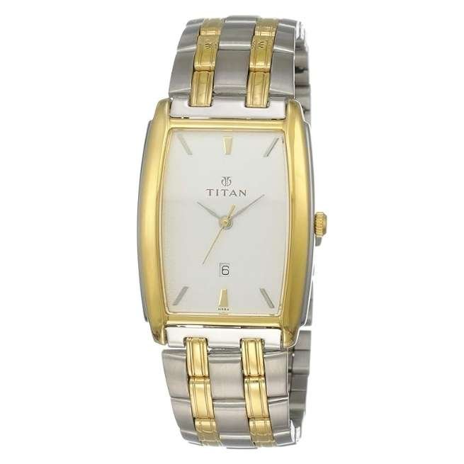 Titan male Silver/Silver Variations Watch- NP1163BM01