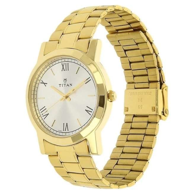 Titan male Silver/Silver Variations Watch- NP1644YM01