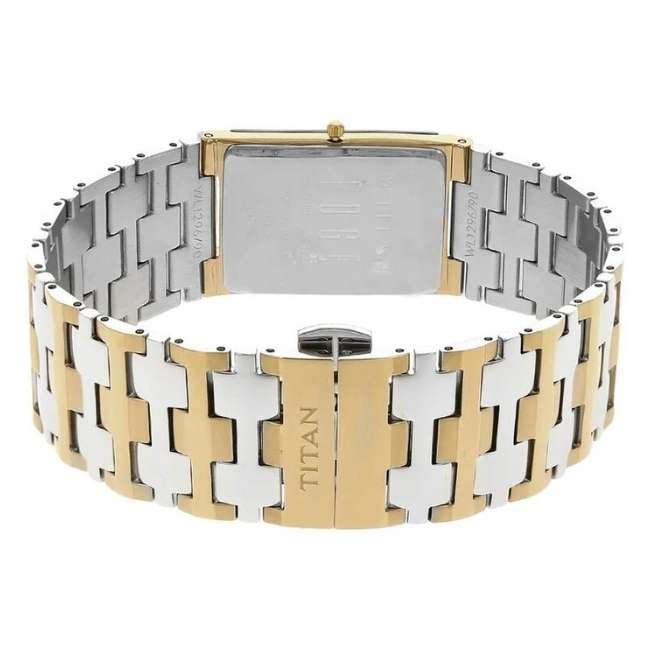 Titan Edge Silver White Men Quartz Watch NR1296BM02