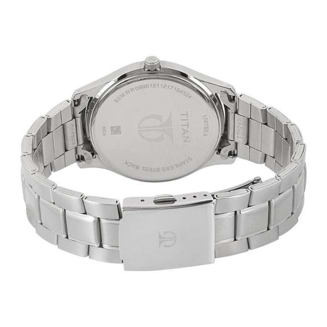 Titan White Men Quartz Watch NR1767SM01