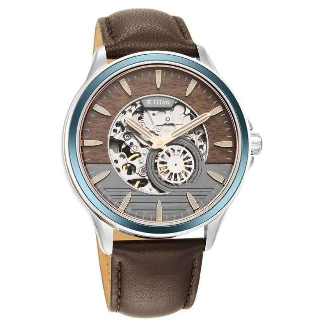 Titan Anthracite Men Quartz Watch NR1793KL02