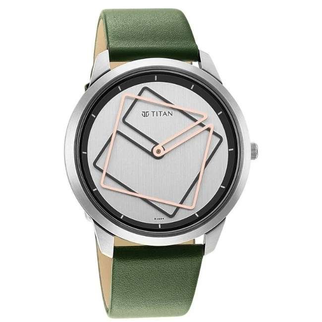 Titan Silver White Men Quartz Watch NR1801SL01