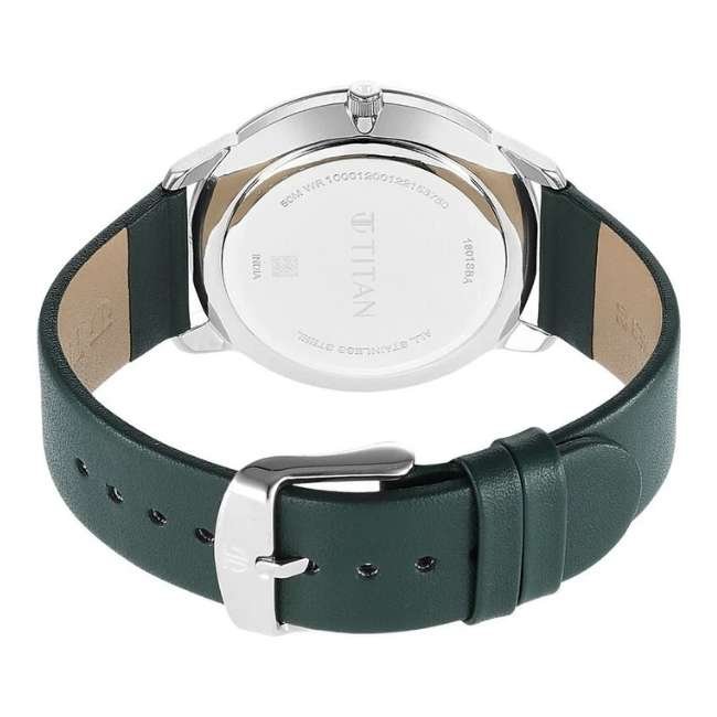 Titan Silver White Men Quartz Watch NR1801SL01